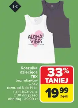 Carrefour Koszulka dziecięca TEX oferta
