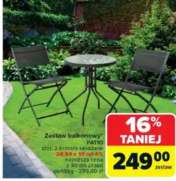 Carrefour Zestaw balkonowy Patio oferta
