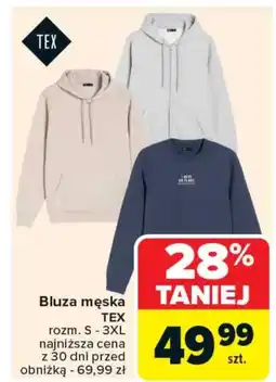 Carrefour Bluza męska TEX oferta