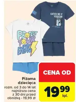 Carrefour Piżama dziecięca oferta