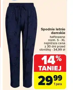 Carrefour Spodnie damskie oferta