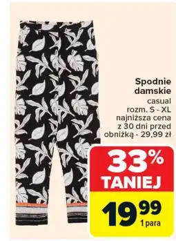 Carrefour Spodnie damskie oferta