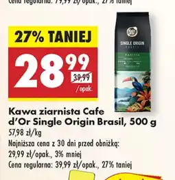 Biedronka Kawa ziarnista Cafe d'Or oferta