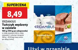 Lidl Tuńczyk wędzony w zalewie Eridanous oferta