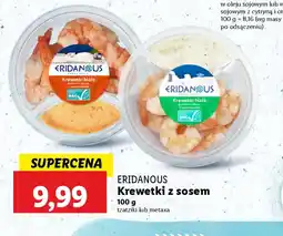 Lidl Krewetki z sosem Eridanous oferta