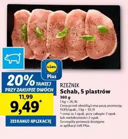 Lidl Rzeźnik Schab oferta