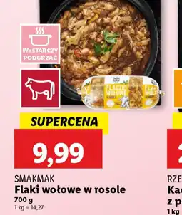 Lidl Flaki wołowe w rosole Smakmak oferta