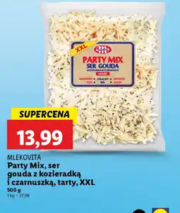 Lidl Party Mix, ser gouda z kozieradką i czarnuszką, tarty, XXL oferta