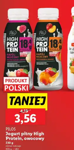 Lidl Jogurt pitny High Protein Pilos oferta