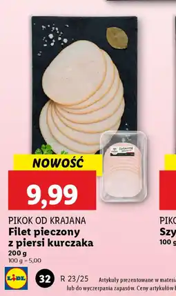 Lidl Pikok od Krajana Filet pieczony z piersi kurczaka oferta