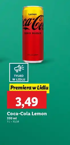 Lidl Coca-Cola Lemon oferta