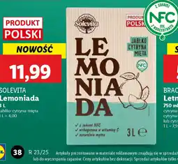 Lidl Solevita Lemonada oferta