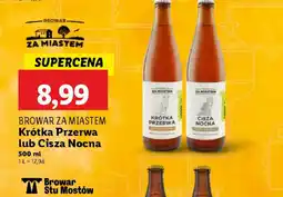 Lidl Piwo Browar Za Miastem oferta
