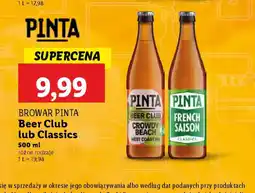 Lidl Piwo Browar Pinta oferta