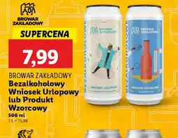 Lidl Piwo Browar Zakładowy oferta