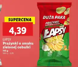 Lidl Lapsy Prażynki o smaku zielonej cebulki oferta