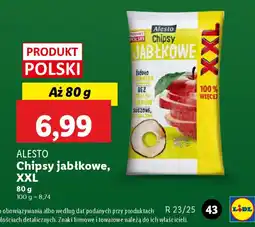 Lidl Chipsy jabłkowe Alesto XXL oferta