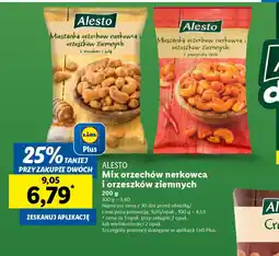 Lidl Mix orzechów nerkowca i orzeszków ziemnych Alesto oferta