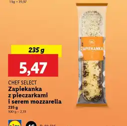 Lidl Zapiekanka z pieczarkami i serem mozzarella Chef Select oferta