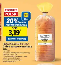 Lidl Chleb tostowy maślany oferta