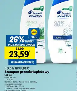 Lidl Szampon Head & Shoulders oferta