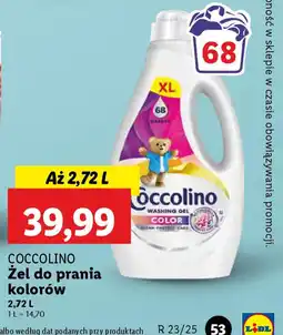 Lidl Coccolino Zel do prania kolorów oferta