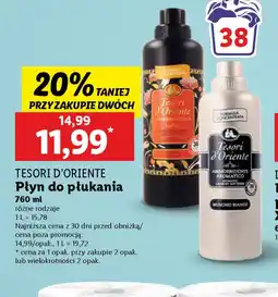 Lidl Tesori d'Oriente Płyn do płukania oferta