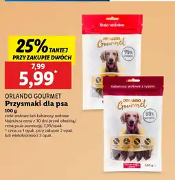 Lidl Orlando Gourmet Przysmaki dla psa oferta
