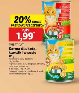 Lidl Sweet Cat Karma dla kota oferta