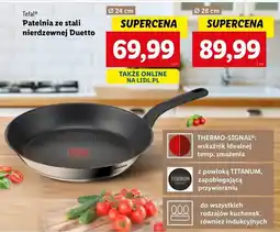 Lidl Patelnia duetto 24 cm Tefal oferta