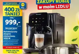Lidl Ekspres ciśnieniowy do kawy 1450w Silvercrest oferta