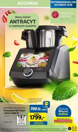 Lidl Robot gotujący 1200 w Monsieur Cuisine Smart oferta
