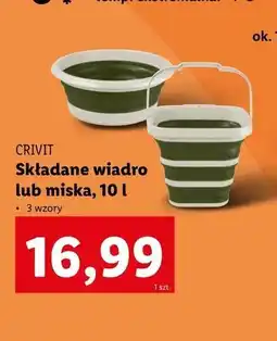 Lidl Miska składana 10 l Crivit oferta