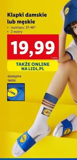 Lidl Klapki męskie lidl Livergy oferta
