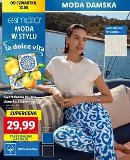 Lidl Bluzka damska rozm. s-l Esmara oferta