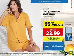 Lidl Szorty damskie rozm. s-l Esmara oferta