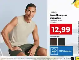Lidl Koszulka męska m-xxl Livergy oferta