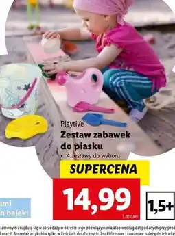 Lidl Zestaw zabawek do piaskownicy Playtive oferta