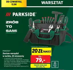 Lidl Zestaw narzędzi w torbie Parkside oferta