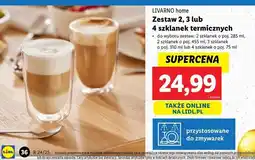 Lidl Szklanki termiczne 75 ml Livarno Home oferta