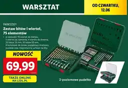 Lidl Zestaw bitów i wierteł Parkside oferta