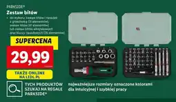 Lidl Zestaw bitów i nasadek z grzechotką Parkside oferta