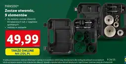Lidl Zestaw otwornic Parkside oferta