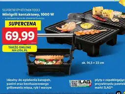 Lidl Minigrill kontaktowy 1000 w Silvercrest oferta