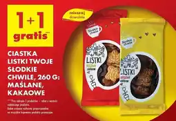 Biedronka Ciastka listki kakaowe Twoje Słodkie Chwile oferta