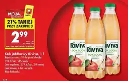 Biedronka Sok jabłkowy Riviva oferta