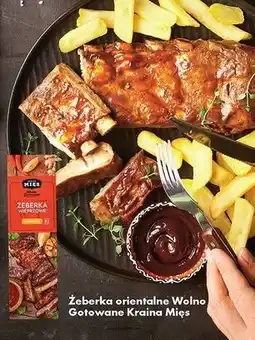 Biedronka Żeberka wieprzowe orientalne wolno gotowane Kraina Mięs oferta