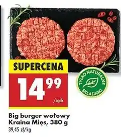 Biedronka Big burger wołowy Kraina Mięs oferta