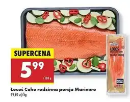Biedronka Łosoś coho Marinero oferta