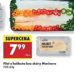 Biedronka Halibut filet bez skóry Marinero oferta